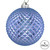 Vickerman N188529D - 4 inch Periwinkle Glitter Ball Christmas Ornament - 6 Pack
