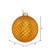 Vickerman N188530D - 4 inch Antique Gold Glitter Ball Christmas Ornament - 6 Pack