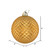 Vickerman N188533D - 4 inch Copper Gold Glitter Ball Christmas Ornament - 6 Pack