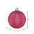 Vickerman N188545D 4" Mauve Durian Glitter Ball 6/Bag