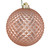  Vickerman N188558D 4" Rose Gold Durian Glitter Ball 6/Bag 