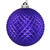 Vickerman N188566D - 4 inch Purple Glitter Ball Christmas Ornament - 6 Pack
