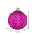Vickerman N188570D 4" Fuchsia Durian Glitter Ball 6/Bag