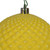 Vickerman N188578D - 4 inch Yellow Glitter Ball Christmas Ornament - 6 Pack