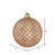 Vickerman N188580D 4" Cafe Latte Durian Glitter Ball 6/Bag