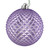 Vickerman N188586D - 4 inch Lavender Glitter Ball Christmas Ornament - 6 Pack