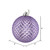  Vickerman N188586D 4" Lavender Durian Glitter Ball 6/Bag 