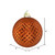 Vickerman N188588D - 4 inch Copper Glitter Ball Christmas Ornament - 6 Pack