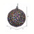 Vickerman N188599DQ 4" Multi-color Durian Glitter Ball 6/Bag