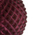 Vickerman N188719D 6" Wine Durian Glitt Ball Orn Drill 4/Bg