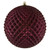 Vickerman N188719D 6" Wine Durian Glitt Ball Orn Drill 4/Bg