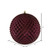 Vickerman N188719D 6" Wine Durian Glitt Ball Orn Drill 4/Bg