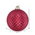 Vickerman N188721D 6" Berry Red Durian Glitt Ball Drill 4Bg