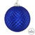 Vickerman N188722D - 6 inch Cobalt Blue Glitter Ball Christmas Ornament - 4 Pack