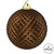 Vickerman N188775D 6" Chocolate Durian Glitter Ball Drill 4