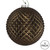 Vickerman N188784D - 6 inch Gunmetal Glitter Ball Christmas Ornament - 4 Pack