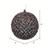 Vickerman N188799DQ 6" Multicolor Durian Ball Orn Drill 4/Bg