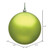 Vickerman N591273DMV - 4.75 inch Lime Matte Ball Outdoor Christmas Ornament - 4 Pack