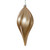  Vickerman N189508DCV 8" Gold Candy Swirl Drop Drilled UV 3/Bg 
