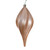 Vickerman N189580DCV - 8 inch Cafe Latte Candy Teardrop Outdoor Christmas Ornament - 3 Pack