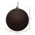 Vickerman N591275DG - 4.75 inch Chocolate Glitter Ball Christmas Ornament - 4 Pack