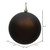 Vickerman N591275DMV - 4.75 inch Chocolate Matte Ball Outdoor Christmas Ornament - 4 Pack