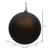 Vickerman N591275DMV - 4.75 inch Chocolate Matte Ball Outdoor Christmas Ornament - 4 Pack