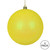 Vickerman N591278DG - 4.75 inch Yellow Glitter Ball Christmas Ornament - 4 Pack