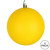 Vickerman N591278DMV - 4.75 inch Yellow Matte Ball Outdoor Christmas Ornament - 4 Pack