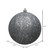 Vickerman N591287DQ - 4.75 inch Pewter Sequin Ball Christmas Ornament - 4 Pack