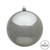 Vickerman N591287DSV - 4.75 inch Pewter Shiny Ball Outdoor Christmas Ornament - 4 Pack