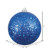 Vickerman N592002DQ - 8 inch Blue Sequin Ball Christmas Ornament