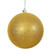 Vickerman N592008DG 8" Gold Glitter Ball Drilled Cap