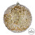 Vickerman N190308D 6" Gold Glitter Hail Ball 4/Bag