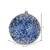 Vickerman N190331D 6" Midnight Blue Glitter Hail Ball Ornament