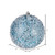 Vickerman N190332D 6" Baby Blue Glitter Hail Ball 4/Bag