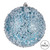 Vickerman N190332D 6" Baby Blue Glitter Hail Ball 4/Bag