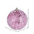 Vickerman N190379D 6" Pink Glitter Hail Ball 4/Bag