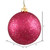 Vickerman N592019DQ 8" Wine Sequin Ball Drilled Cap