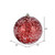 Vickerman N190503D - 10 inch Red Glitter Ball Christmas Ornament