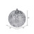 Vickerman N190507D - 10 inch Silver Glitter Ball Christmas Ornament