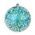 Vickerman N190542D - 10 inch Teal Glitter Ball Christmas Ornament