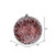  Vickerman N190565D 10" Burgundy Glitter Hail Ball 