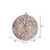 Vickerman N190580D 10" Cafe Latte Glitter Hail Ball