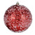 Vickerman N190603D 12" Red Glitter Hail Ball