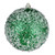  Vickerman N190604D 12" Green Glitter Hail Ball 