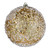 Vickerman N190608D 12" Gold Glitter Hail Ball