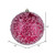 Vickerman N190670D 12" Fuchsia Glitter Hail Ball