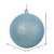 Vickerman N592032DG 8" Baby Blue Glitter Ball Drilled Cap