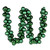 Vickerman N191224 - 6 ft Emerald Ball Christmas Garland - Unlit